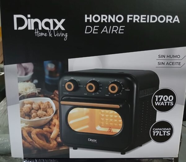 Horno y Freidora de Aire 17 L Multifunción – Temporizador 1700 W
