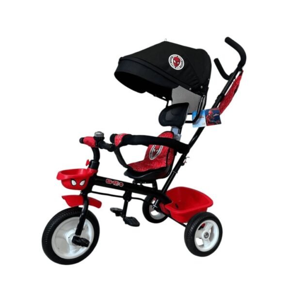 Triciclo Infantil Direccional Capota Plegable