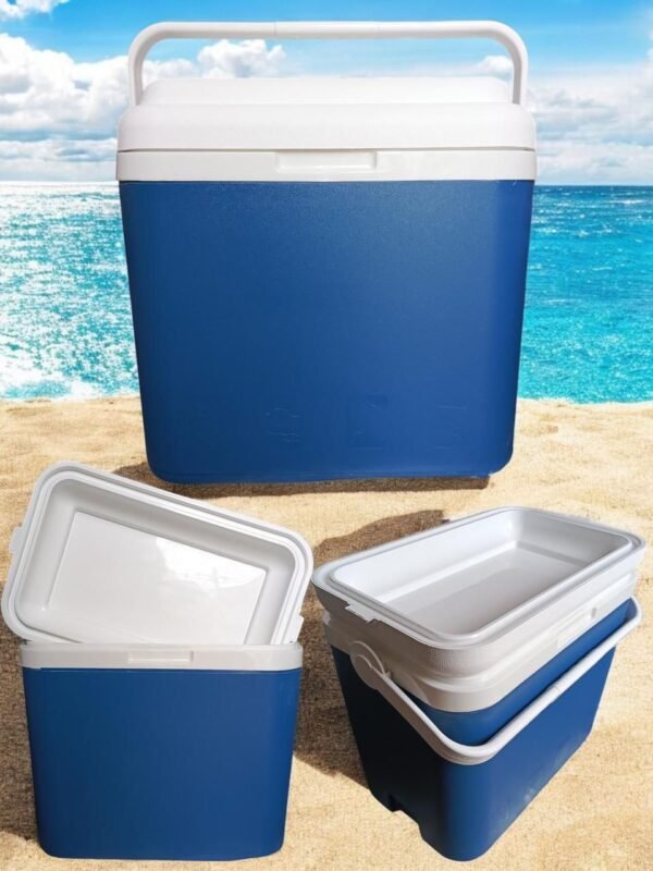 Conservadora Heladera Hela Frío 34L Plástica Reforzada – Ideal para Camping, Playa y Picnic